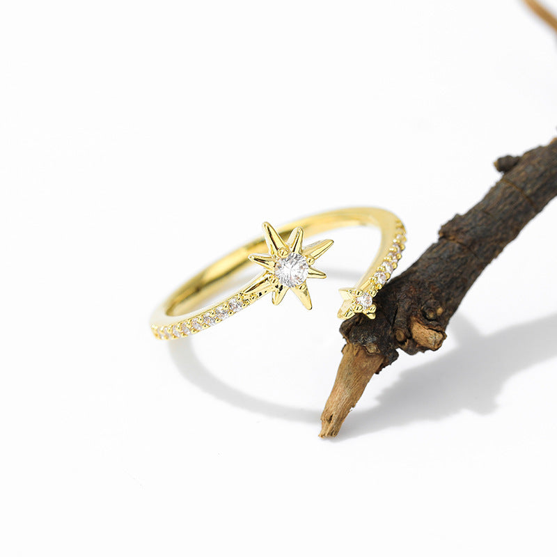 Simple Light Luxury Niche Index Ring Temperament