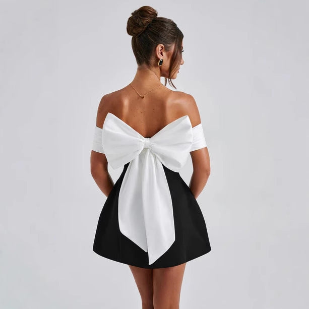 Dress Slim-fit Off-shoulder Women