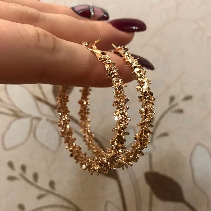 Earrings Women For Gold Round Pearl Set