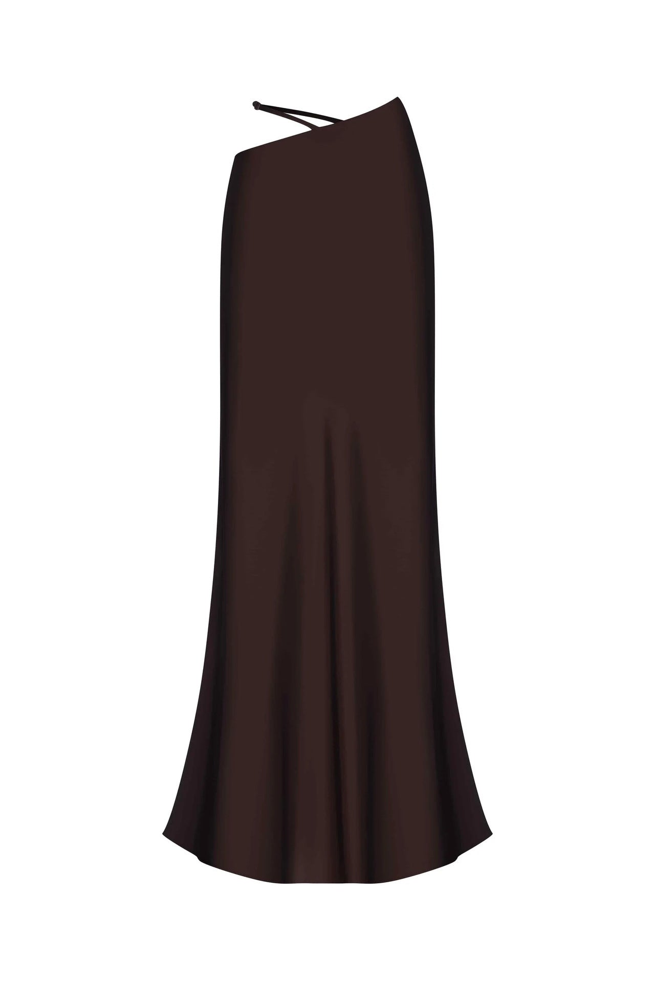 Color Hollow-out Body con Maxi Skirt