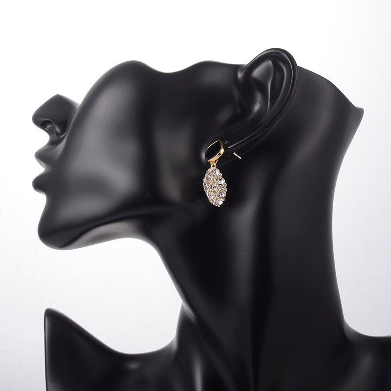 Earrings Frosted Shell Beads Solid Color
