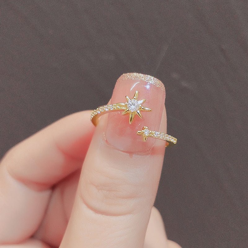 Simple Light Luxury Niche Index Ring Temperament
