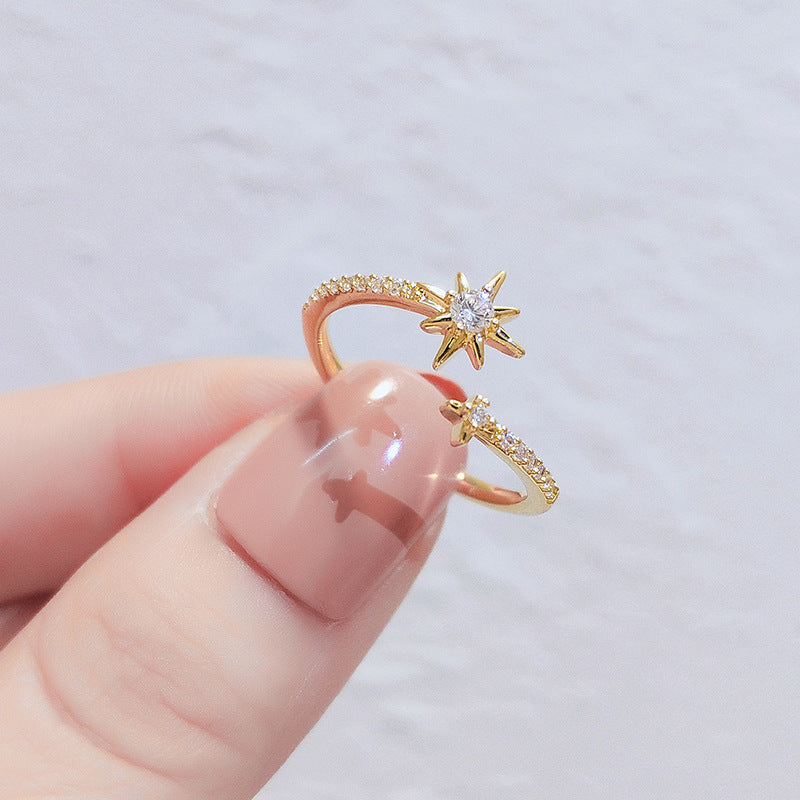 Simple Light Luxury Niche Index Ring Temperament