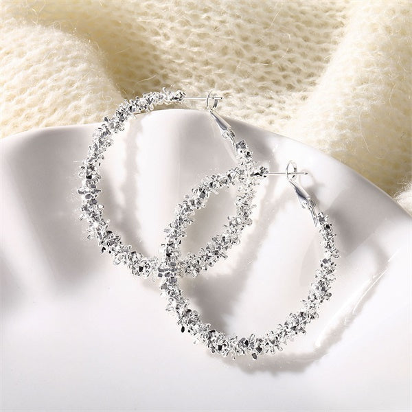 Earrings Women For Gold Round Pearl Set