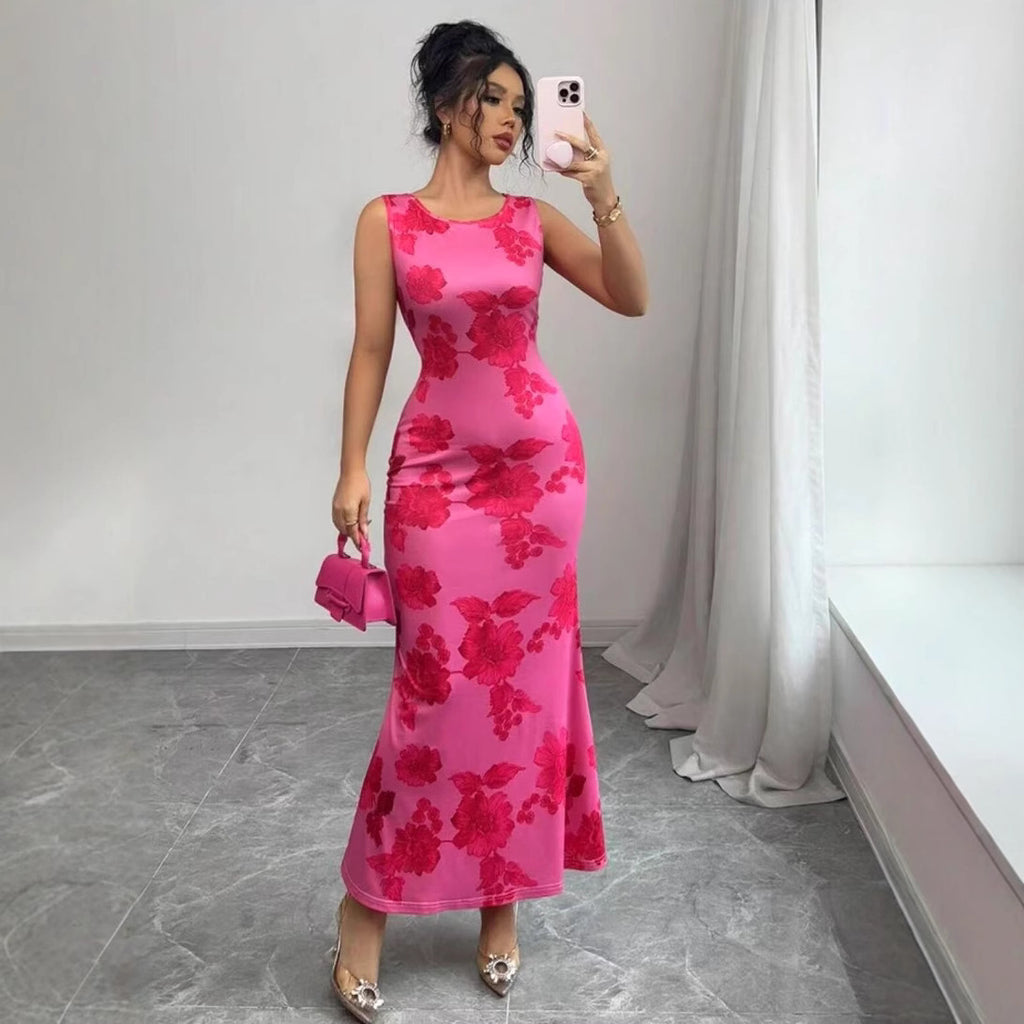 Sleeveless Straight Temperament Dress