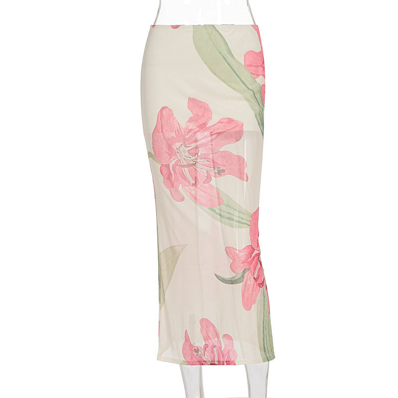 Mesh Sheath Beach Skirt