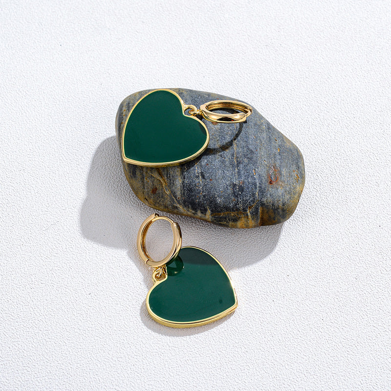 Earrings Frosted Shell Beads Solid Color