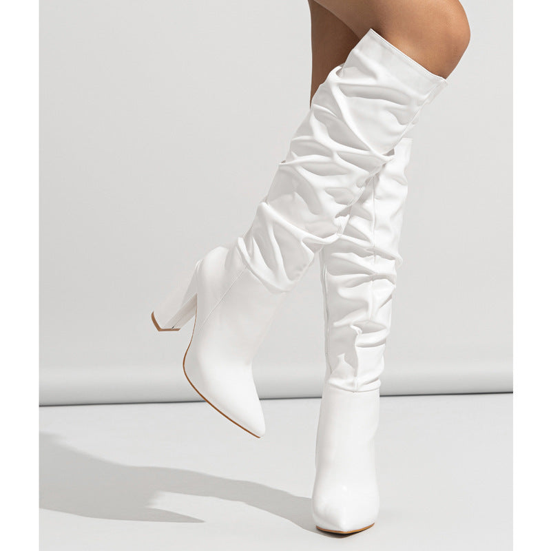 Pointed Long High Heels