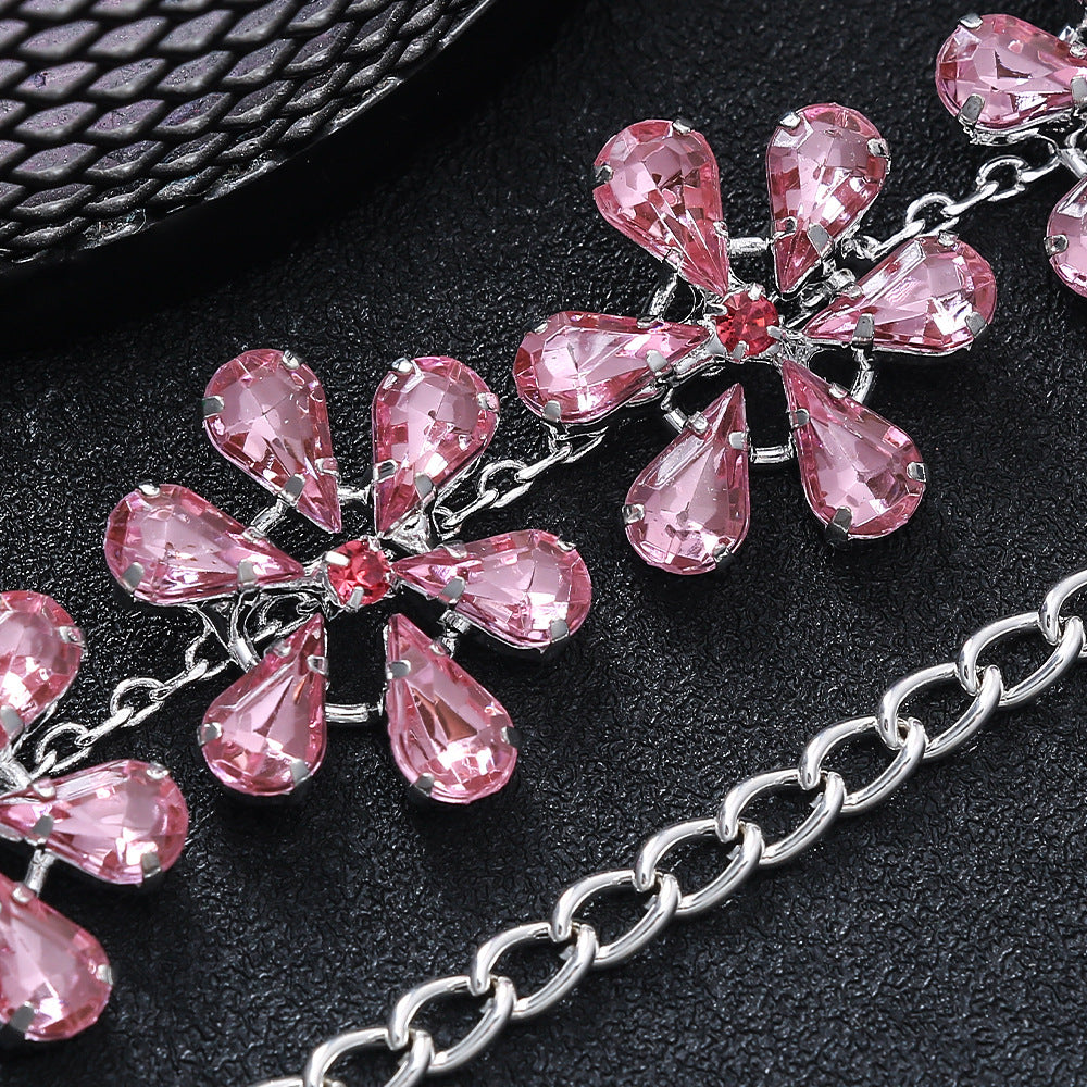Rhinestone Clavicle Chain Trendy Accessories For Women
