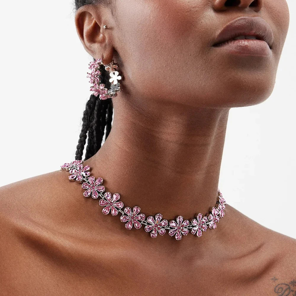 Rhinestone Clavicle Chain Trendy Accessories For Women