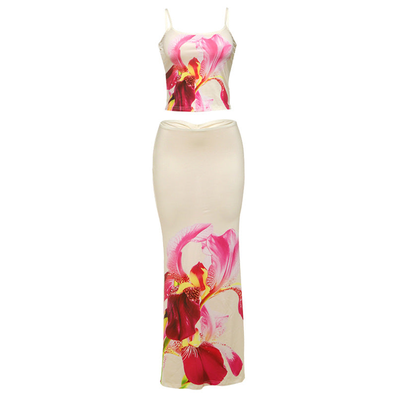 Sleeveless Slip Dress Set Women