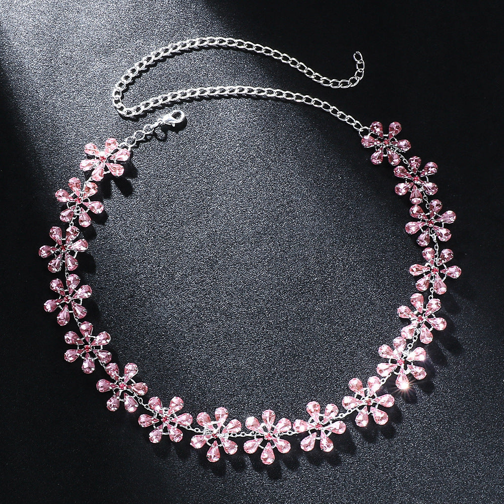 Rhinestone Clavicle Chain Trendy Accessories For Women