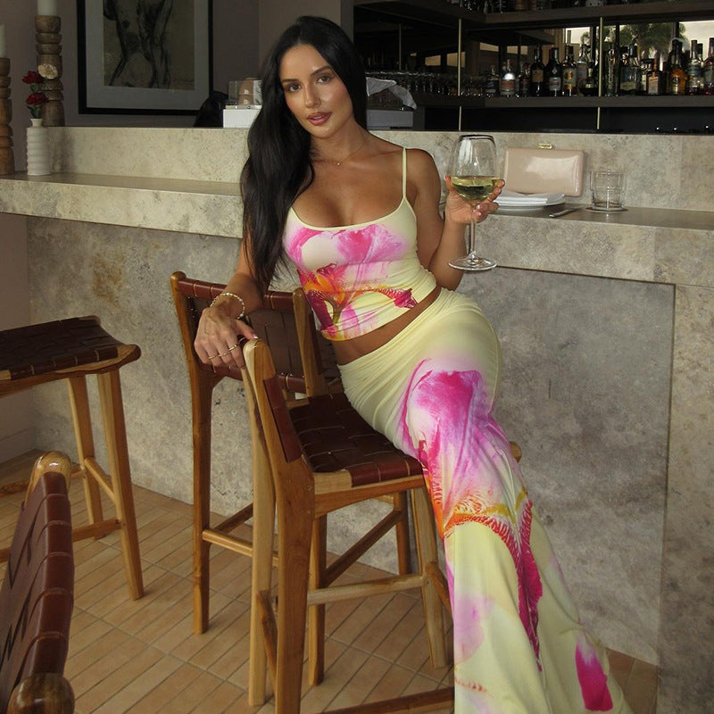 Sleeveless Slip Dress Set Women