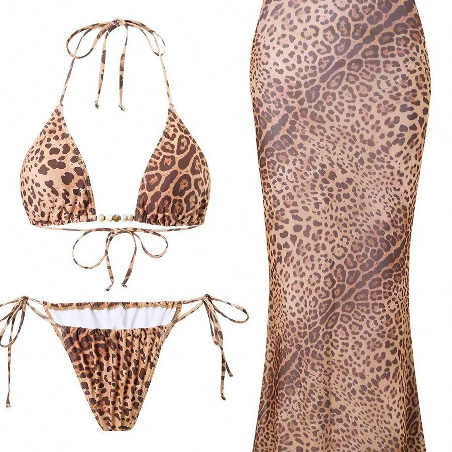 Split Swimsuit Three-piece Set