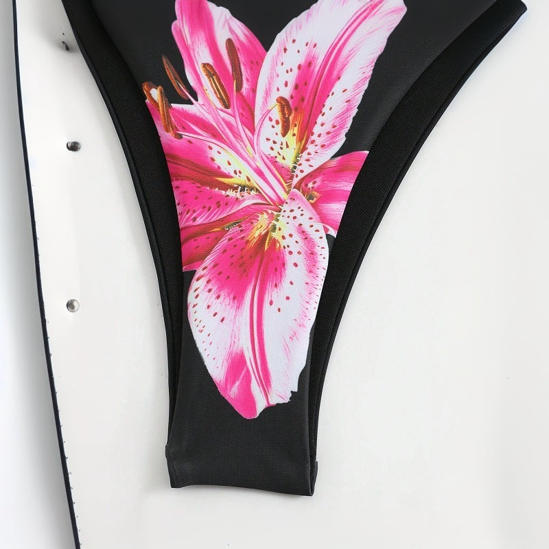 Bikini Slim Wrap Skirt Three-piece