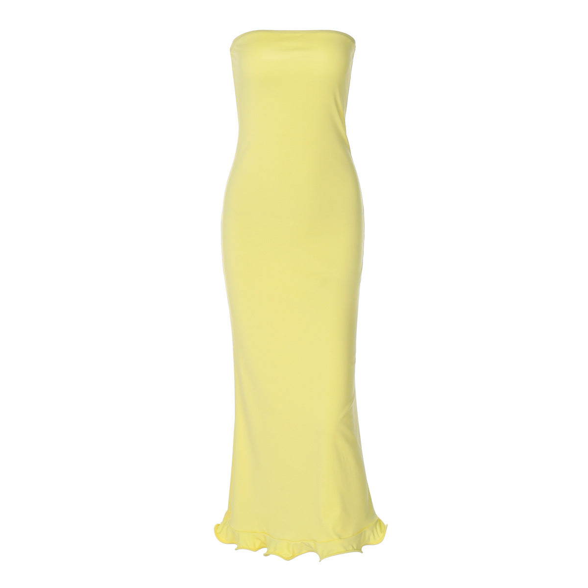 Tube Top Big Wave Dress Women