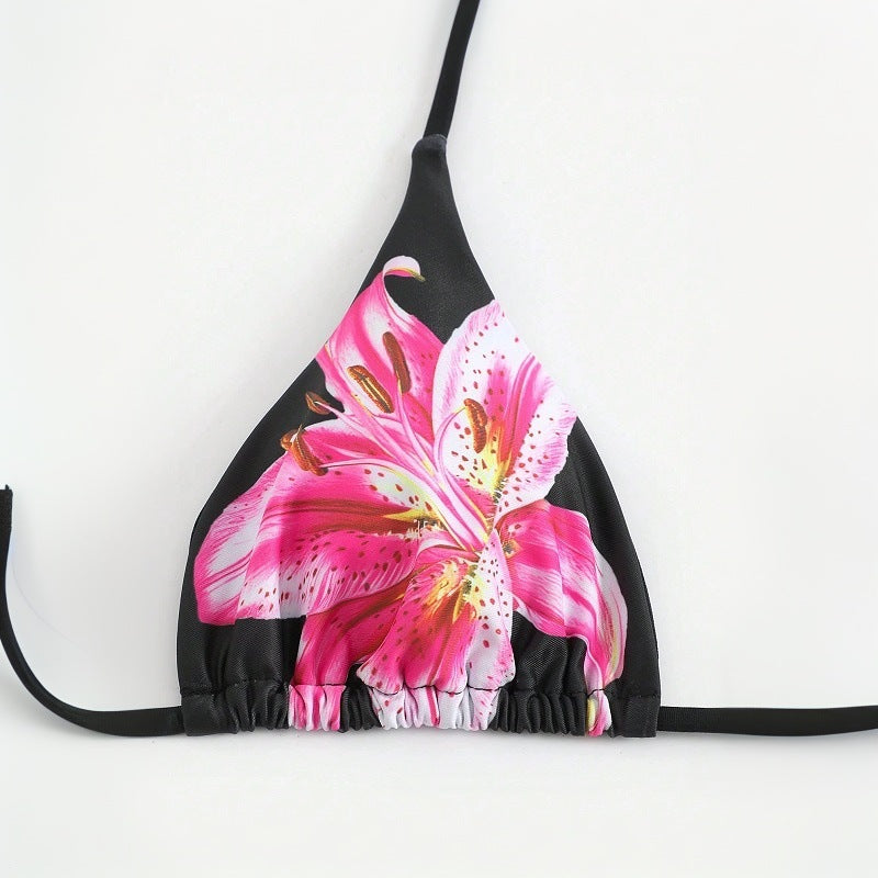 Bikini Slim Wrap Skirt Three-piece