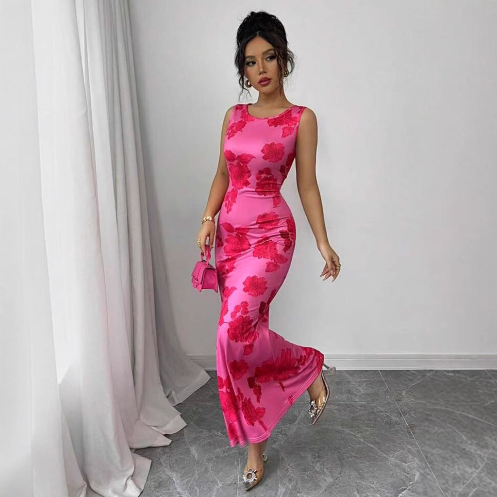 Sleeveless Straight Temperament Dress