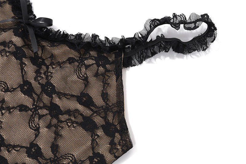 French Style Dress Low-cut Slimming