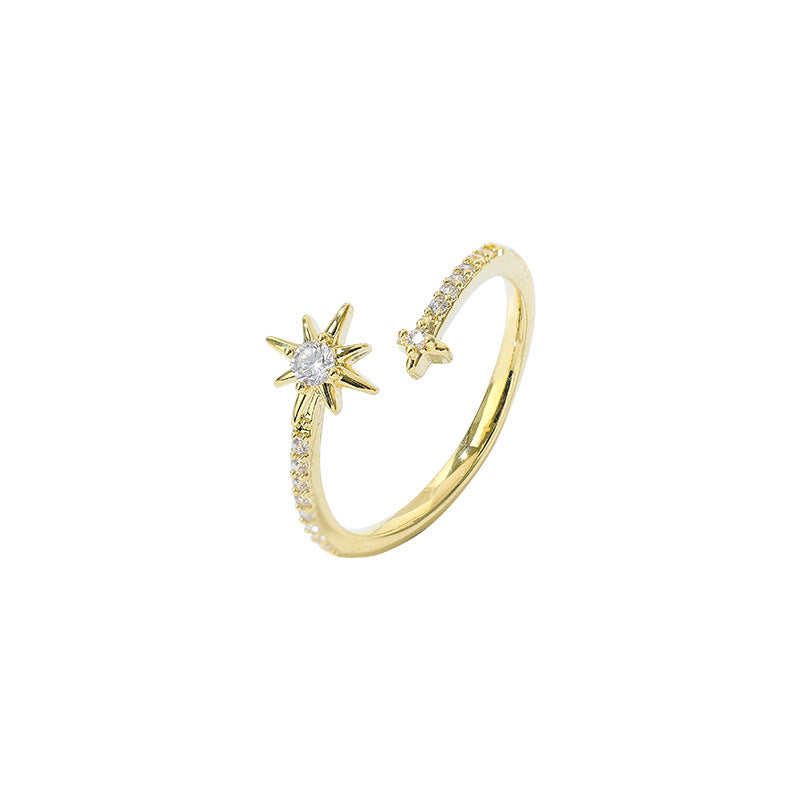 Simple Light Luxury Niche Index Ring Temperament
