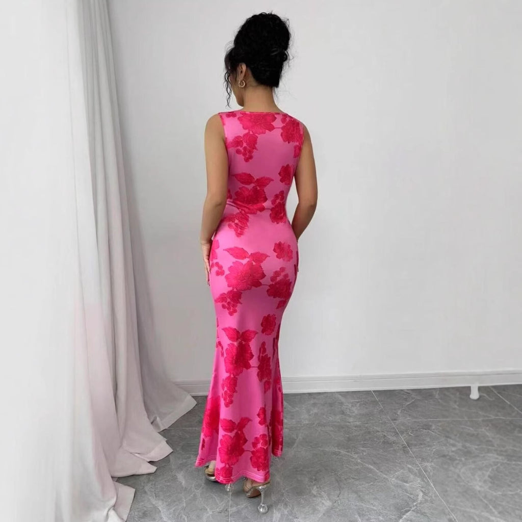 Sleeveless Straight Temperament Dress