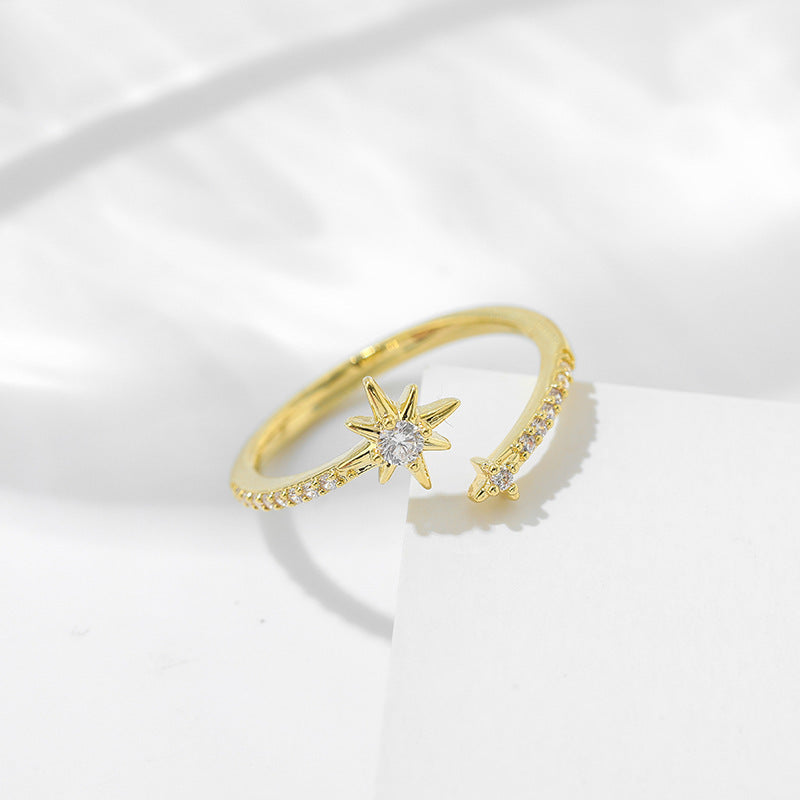 Simple Light Luxury Niche Index Ring Temperament